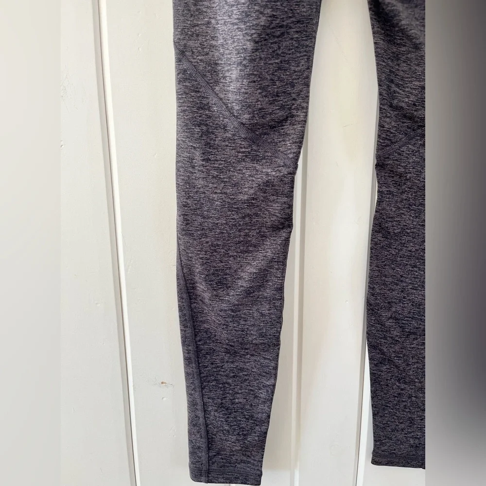 Quince Gray-heathered High-Waisted Leggings, Sz S